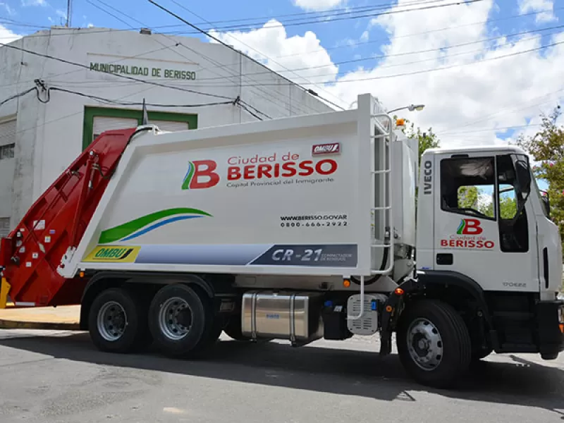 Fin de semana largo: confirman el cronograma de recolección en Berisso