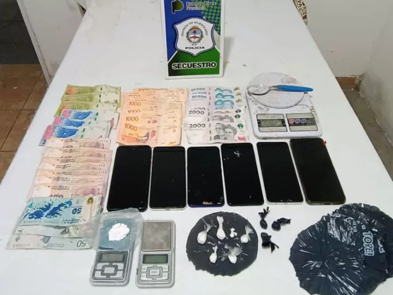 Operativos en Berisso: seis personas aprehendidas y secuestro de droga
