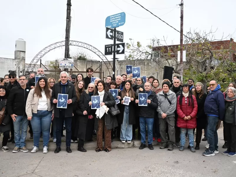 Berisso homenajeó a Lucía Mirta Swica con una nueva “Esquina por la Memoria”