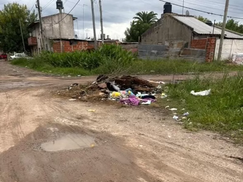 Vecinos de Villa Progreso denuncian que el barrio está totalmente abandonado