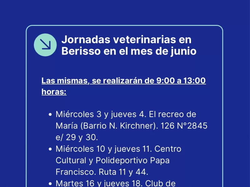Continúan las jornadas gratuitas de vacunación antirrábica y atención veterinaria en junio