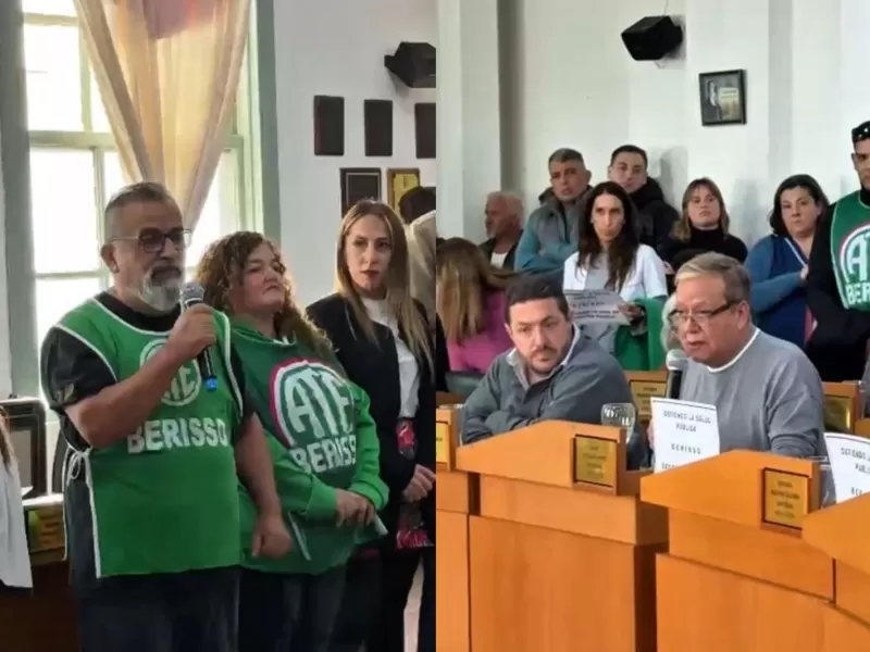 Tensi&oacute;n entre ATE y LLA en el Concejo Deliberante de Berisso