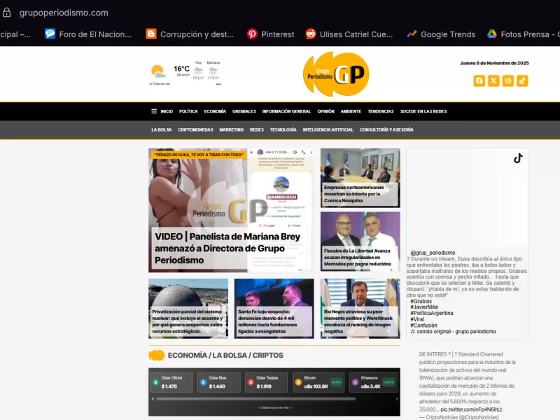 La panelista de Mariana Brey volvió a amenazar a la Directora de un portal asociado a Multimedios NOVA