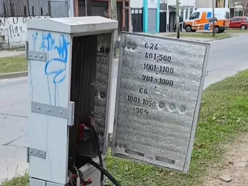 Intentaron robar cables de una cabina el&eacute;ctrica en Berisso y uno de los sospechosos fue detenido