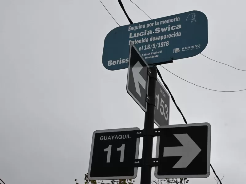 Berisso homenaje&oacute; a Luc&iacute;a Mirta Swica con una nueva &ldquo;Esquina por la Memoria&rdquo;