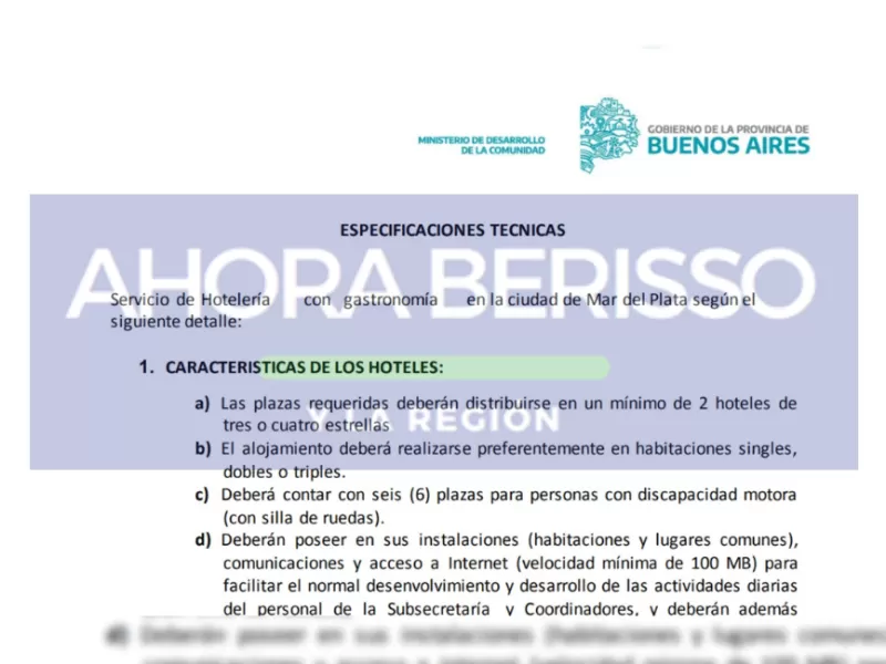 Axel Kicillof licita más de mil millones en hospedaje y comidas para invitados de los Juegos Bonaerenses