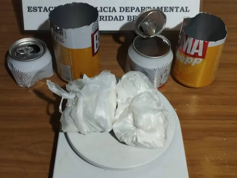 Detenidos con 202 gramos de cocaína en un operativo policial