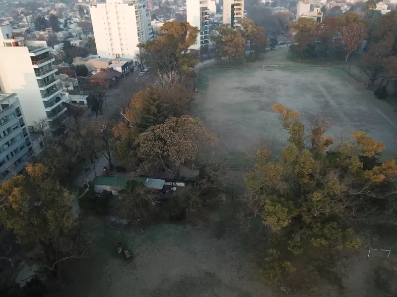 El Parque San Martín tendrá una nueva cancha de fútbol 5 y espacios verdes