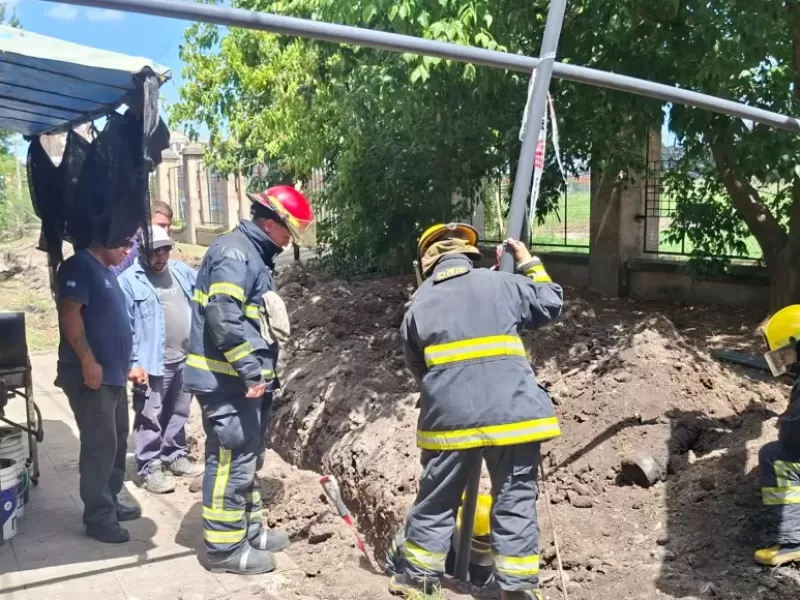 Escape de gas en inmediaciones del Puerto La Plata