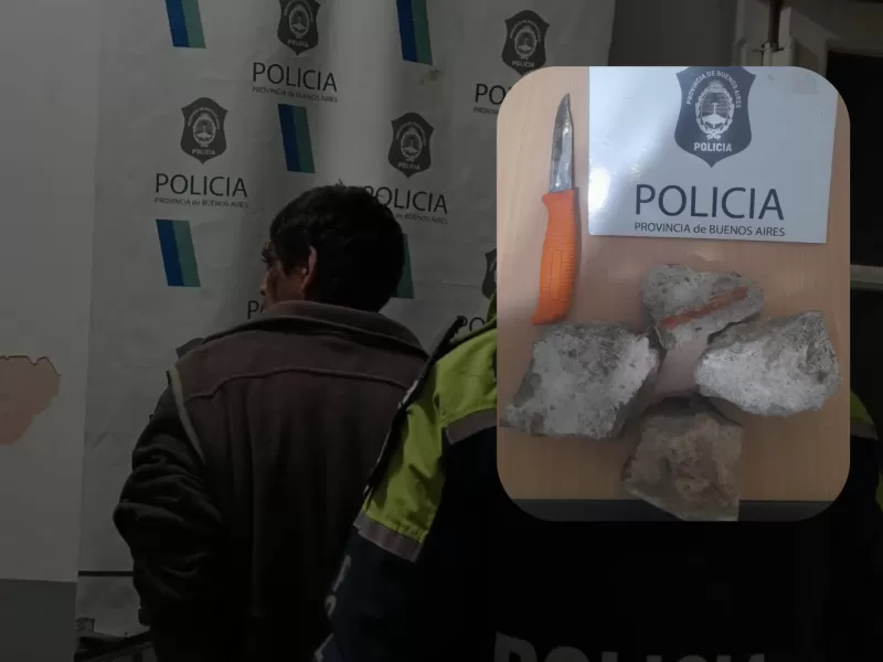 Detenido por amenazar a su hermano y al personal policial en un conflicto familiar