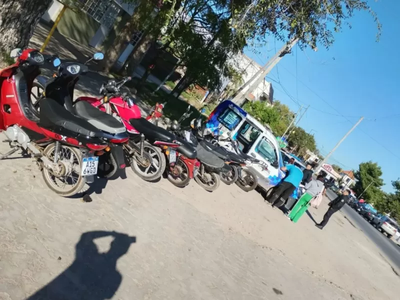 Este fin de semana se secuestraron 17 motos en Berisso