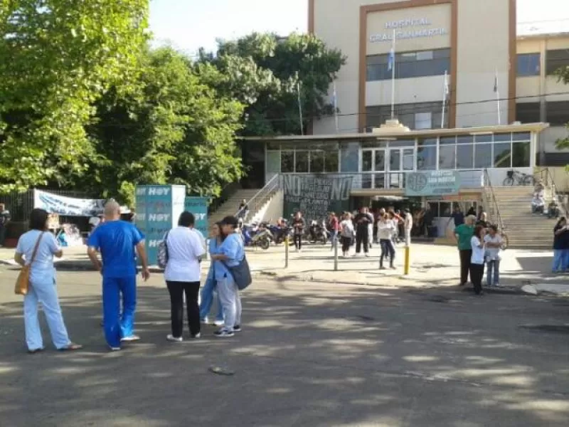 Un hombre fue detenido luego de robar en el Hospital San Martin