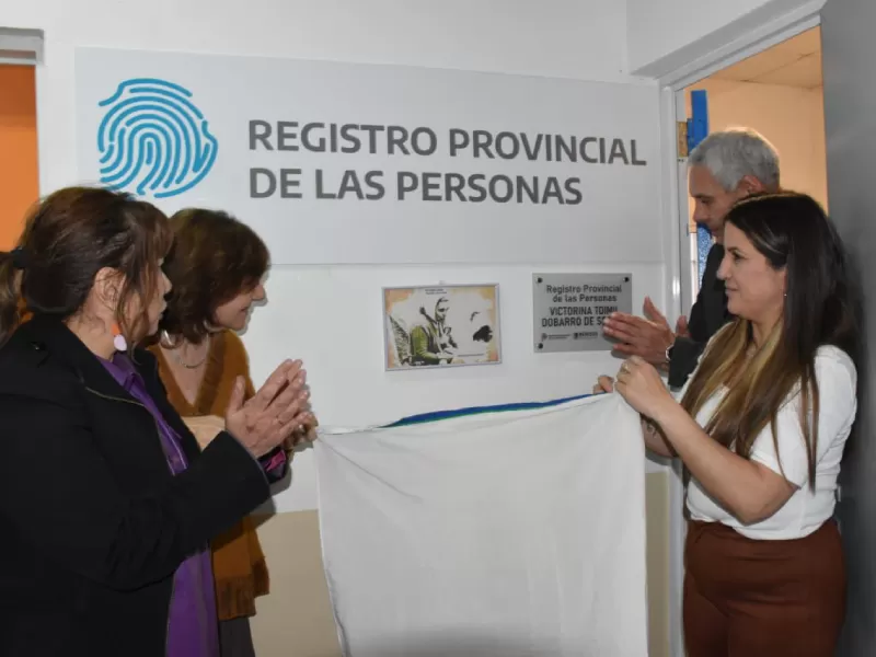 Se inauguró el Registro de las Personas en el Centro Cultural y Polideportivo Papa Francisco
