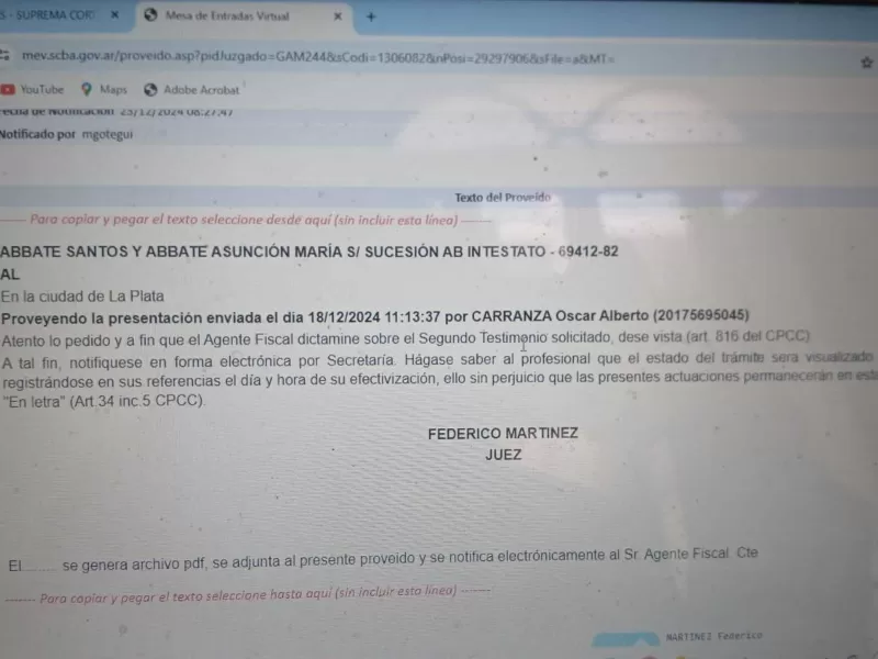 Un caso judicial que avanza lentamente en La Plata