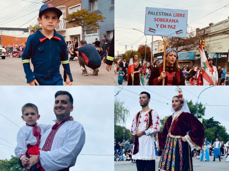 Las imágenes que dejó el desfile que concluyó la Fiesta Provincial del Inmigrante