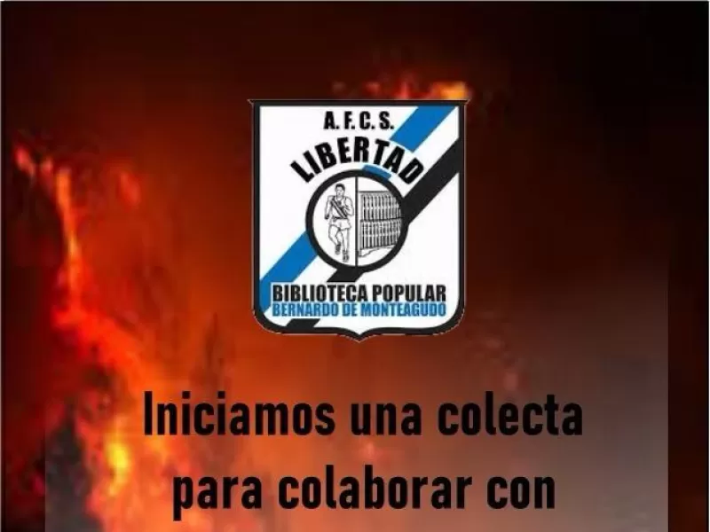 Colecta solidaria para ayudar a los afectados por los incendios en la Patagonia