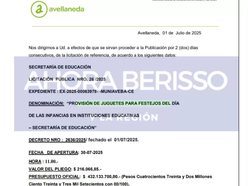 Avellaneda proyecta una entrega masiva de juguetes sin estimaciones claras