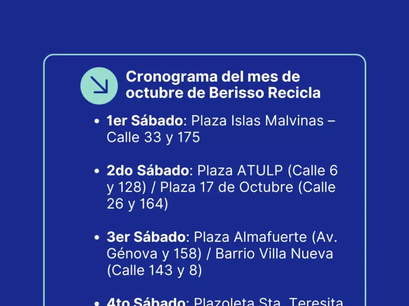 Continúa el día verde en Berisso: Una iniciativa por el reciclado y el cuidado del ambiente