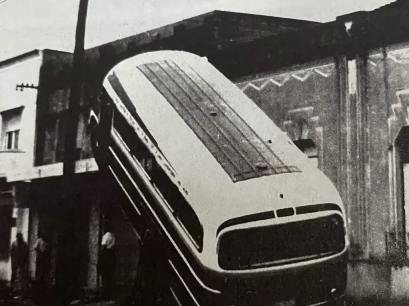 El insólito accidente que quedó en la historia