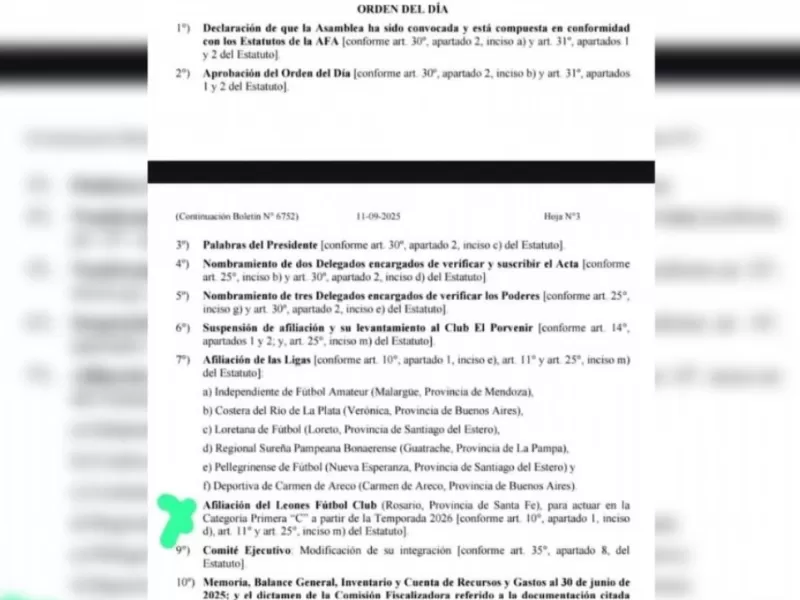 Clubes cuestionan la llegada exprés de Leones de Rosario a los torneos AFA