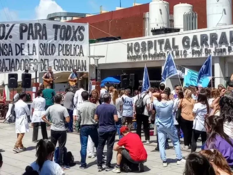 Tensi&oacute;n sin tregua en el Garrahan: el Gobierno volvi&oacute; a ausentarse y no hay propuesta salarial