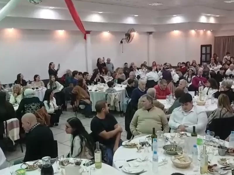 La Sociedad Italiana de Berisso celebró su 107° aniversario con una emotiva cena