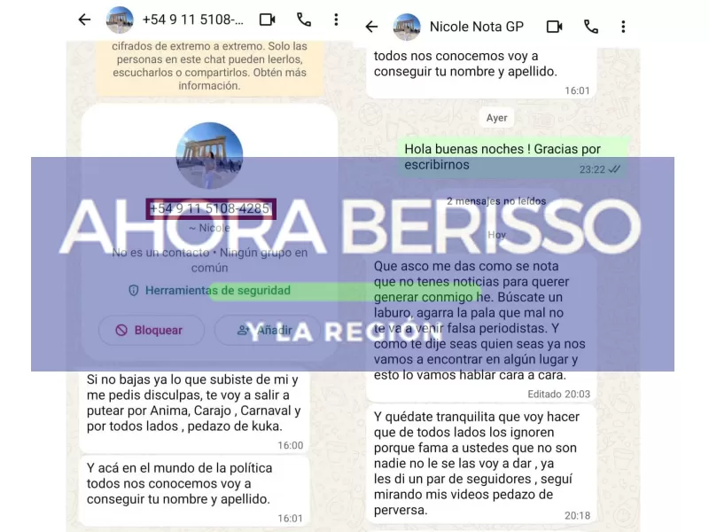 La panelista de Mariana Brey volvió a amenazar a la Directora de un portal asociado a Multimedios NOVA