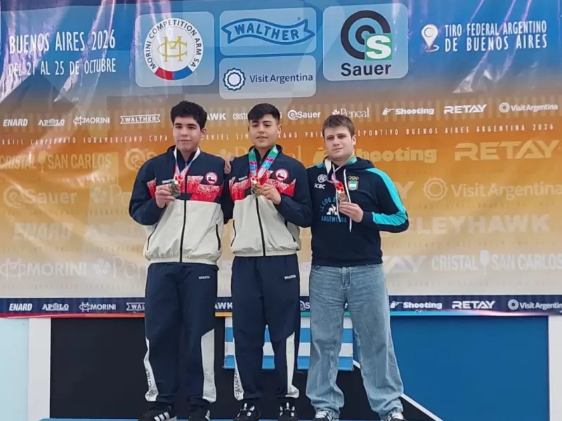 El tirador berissense Luis Laureano Denari obtuvo la medalla de bronce en el Campeonato Sudamericano de Tiro