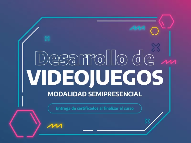 Nuevo curso gratuito de Desarrollo de Videojuegos en Berisso: inscripciones abiertas