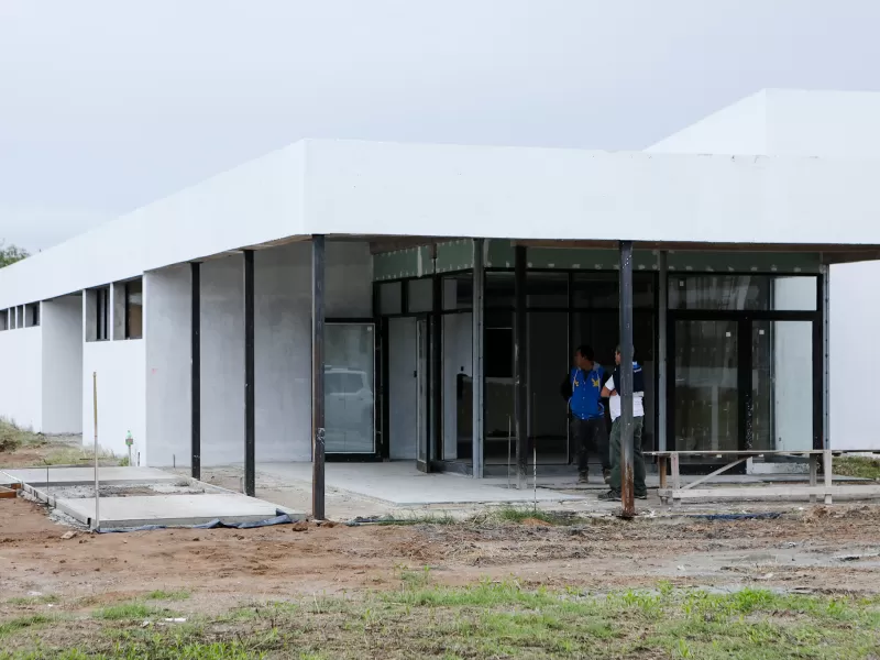 Contin&uacute;a la construcci&oacute;n del Centro de Salud Universitario en Berisso con apoyo de la UNLP y la Provincia