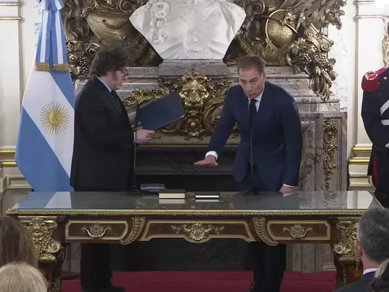 Diego Santilli jur&oacute; como jefe de Gabinete en una se&ntilde;al de gobernabilidad
