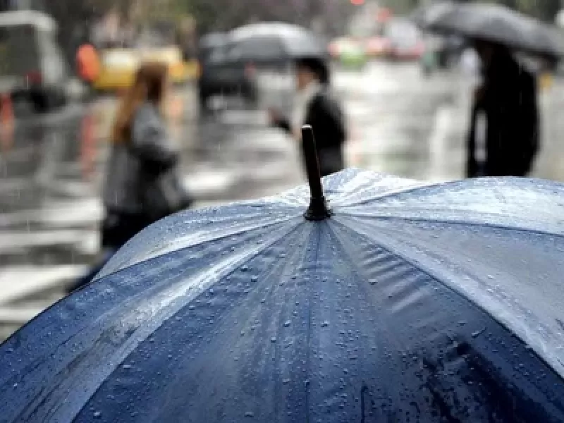 Alerta amarilla por fuertes lluvias y viento en la región