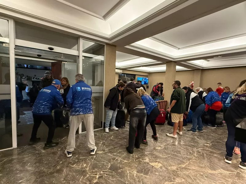 La delegación Berissense llegó a Mar del Plata para competir en los Juegos Bonaerenses