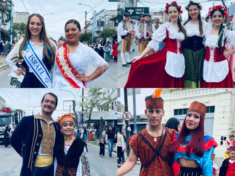 Las imágenes que dejó el desfile que concluyó la Fiesta Provincial del Inmigrante