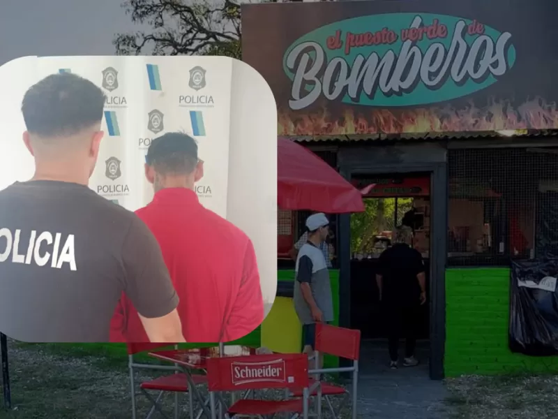 Detuvieron en Berisso a un sospechoso por el robo al puesto de comidas de los Bomberos