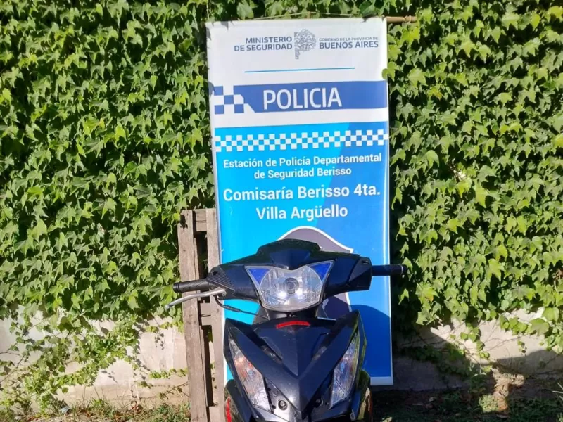 Moto con pedido de secuestro fue hallada finalmente