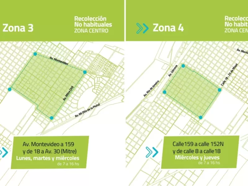 Berisso: nuevo cronograma para la recolección de residuos no habituales en la zona centro