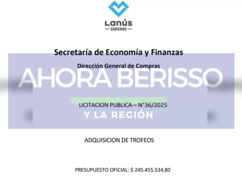 Lan&uacute;s prioriz&oacute; la entrega de premios deportivos con una inversi&oacute;n superior a los 245 millones de pesos