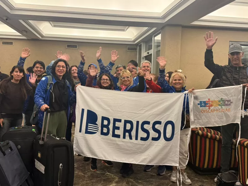 La delegación Berissense llegó a Mar del Plata para competir en los Juegos Bonaerenses