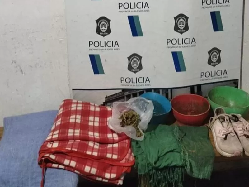 Recuperaron electrodomésticos robados en Berisso y hallaron marihuana