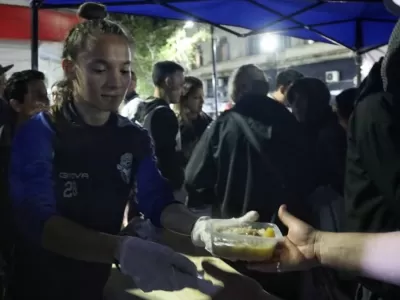 Arranc&oacute; la sexta edici&oacute;n de la campa&ntilde;a solidaria de Gimnasia para asistir a personas en situaci&oacute;n de calle