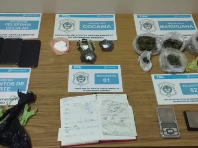 Allanamiento en Berisso: detienen a dos personas con cocaína, marihuana y elementos de fraccionamiento