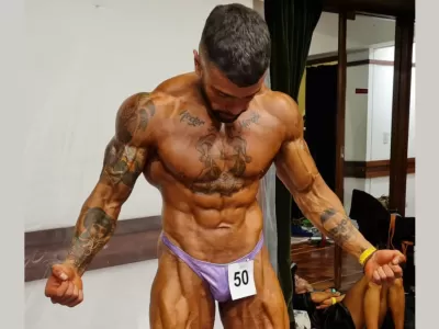 Rodrigo Gallardo, el atleta berissense que volvió a brillar en el Campeonato Argentino de Fisicoculturismo