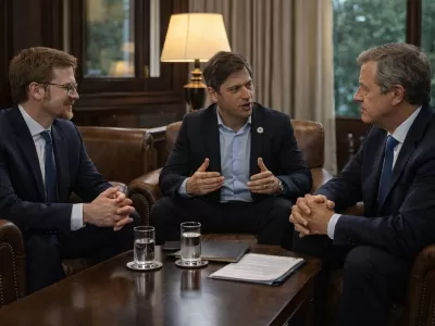 Kicillof se reuni&oacute; con dirigentes del PRO y crecen las se&ntilde;ales de di&aacute;logo pol&iacute;tico hacia 2027