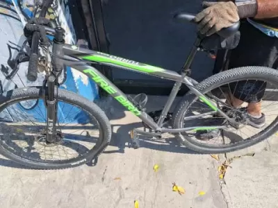 Le robaron la bicicleta en solo dos minutos: entraron a su patio y se la llevaron