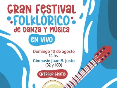 Berisso se viste de tradición: gran Festival Folklórico este domingo en el barrio Juan B. Justo
