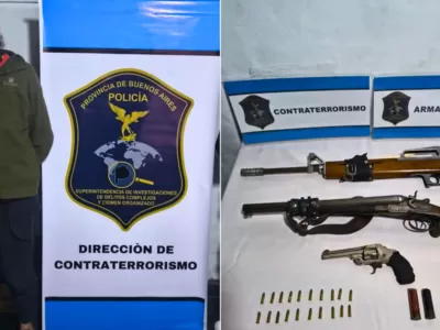 Giro en la investigaci&oacute;n por los atentados contra la comunidad jud&iacute;a en La Plata: cay&oacute; un vendedor ambulante con un arsenal y explosivos en su vivienda