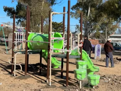 Avanzan las obras del nuevo Parque Recreativo “Abuelas de Plaza de Mayo” en Berisso