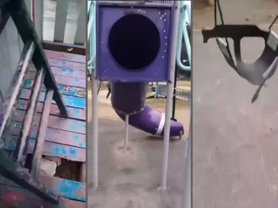 Vecinos denuncian el deterioro de la plaza del Parque C&iacute;vico y reclaman mayor control