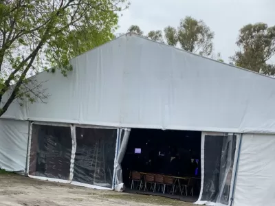 Detuvieron a un menor por intento de robo en la Carpa del Inmigrante